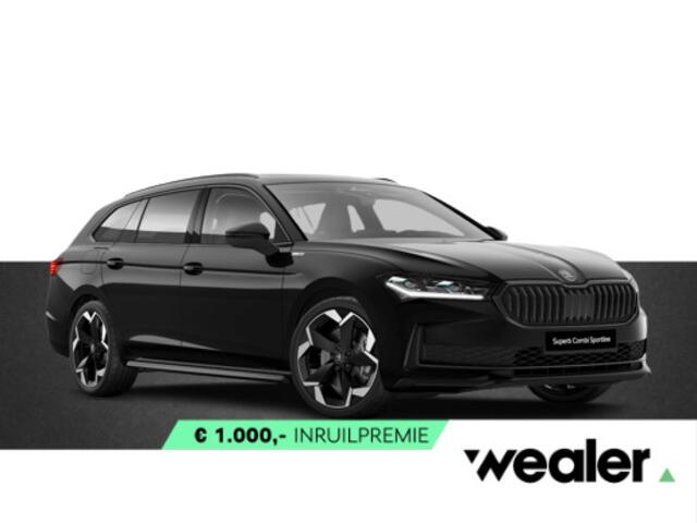Skoda SUPERB combi Sportline Business 1.5 TSI PHEV 204 PK | Trekhaak | Panoramadak | 19"Lichtmetalen velgen |