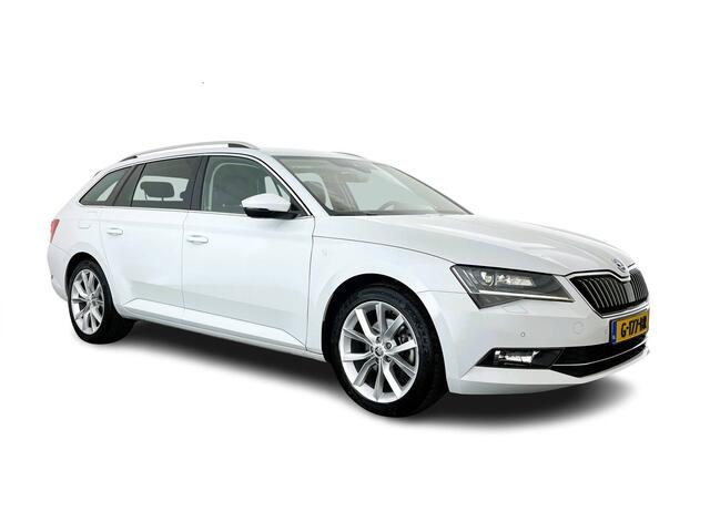 Skoda SUPERB Combi 1.5 TSI ACT Style Business (INCL-BTW) Aut. *LEATHER-MICROFIBRE | XENON | CANTON-AUDIO | MEMORY-PACK | NAVI-FULLMAP | CAMERA | KEYLESS | HEATED-COMFORTSEATS | PRIVACY-GLASS | SHIFTPADDLES | ECC | PDC | CRUISE | 18''ALU*