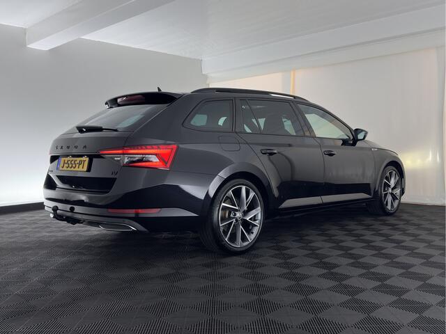 Skoda SUPERB Combi 1.4 TSI iV Sportline Business (Plug-in) (INCL.BTW) Aut. *PANO | LEATHER-MICROFIBRE | FULL-LED | DIGI-COCKPIT | HEATED-SPORTSEATS | KEYLESS | DAB+ | NAVI-FULLMAP | PRIVACYGLASS | SHIFT-PADDLES | AMBIENT-LIGHT | ECC | PDC | CRUSIE |