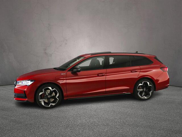 Skoda SUPERB Combi Sportline Business 1.5 TSI PHEV 204pk DSG Automaat Trekhaak, Panoramadak, CANTON audio, LED matrix koplampen, Adaptive cruise control