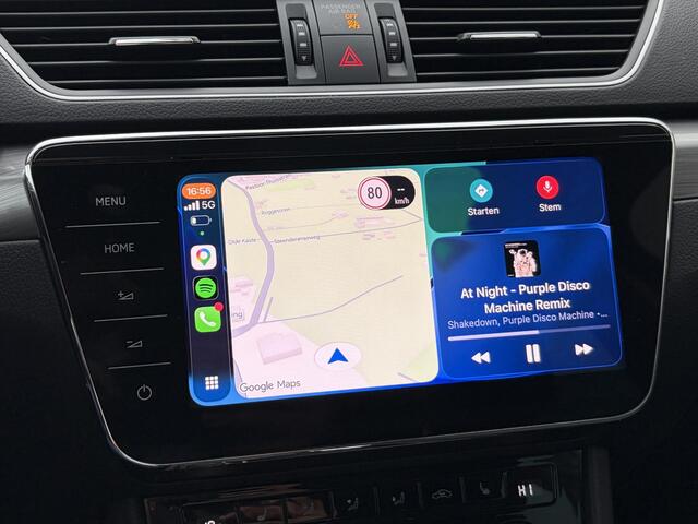 Skoda SUPERB Combi 1.4 TSI iV Business Edition Plus / EAER 61 km / 99% SOH Accu / Dealer Onderhouden / 1.600 kg elektrische trekhaak / Virtual Cockpit / Leder / Navigatie / Parkeerassistent / Stoel- en achterbankverwarming / Adaptieve CC / Apple Carplay Android / 17" LM wielen /