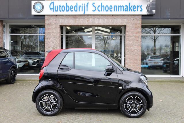 Smart FORTWO cabrio EQ prime 18 kWh LEER CARPLAY STOELVERW. NAVI AIRCO CLIMA CRUISE LMV