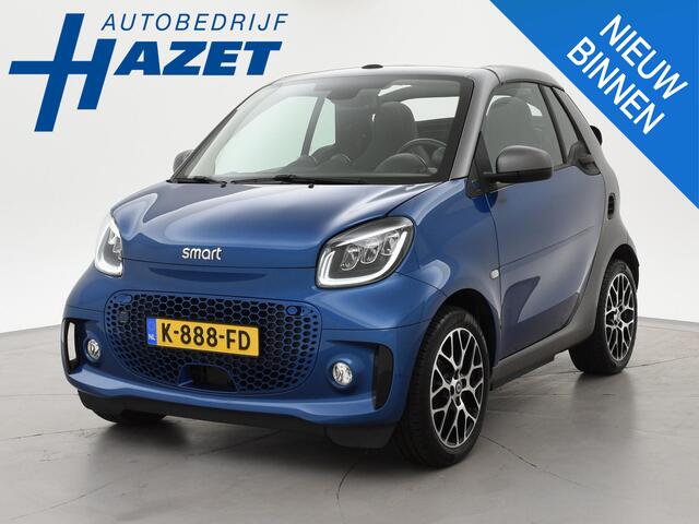 Smart FORTWO cabrio EQ COMFORT PLUS 18 KW + 16 INCH LMV | LEDER | STOELVERW. | CAMERA | NAVIGATIE