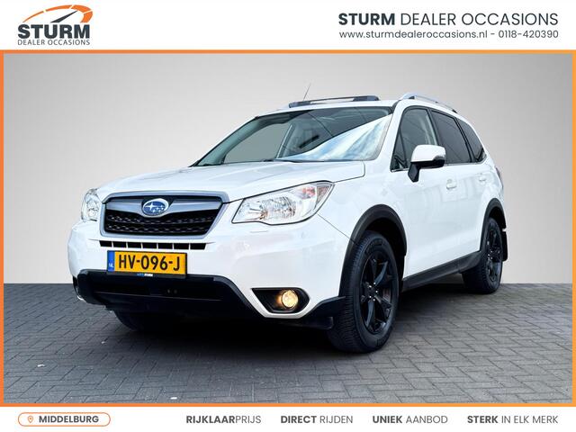 Subaru FORESTER 2.0 Premium | Trekhaak Afneembaar | Panoramadak | Navigatie | Camera | Leder | Stoelverwarming | Xenon | Rijklaarprijs!