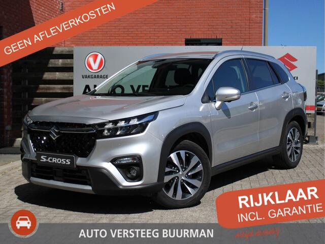 Suzuki S-Cross 1.5 Hybrid AllGrip Style Automaat Rondomzicht Camera, Leder/Stof Bekleding, Adaptieve Cruise en Climate Control
