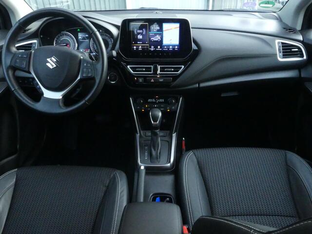 Suzuki S-Cross 1.5 Hybrid Style AUTOMAAT 1ste eigenaar, Vol. Dealer O.H. 360 camera, Cruise & Climate Control, Half Leder