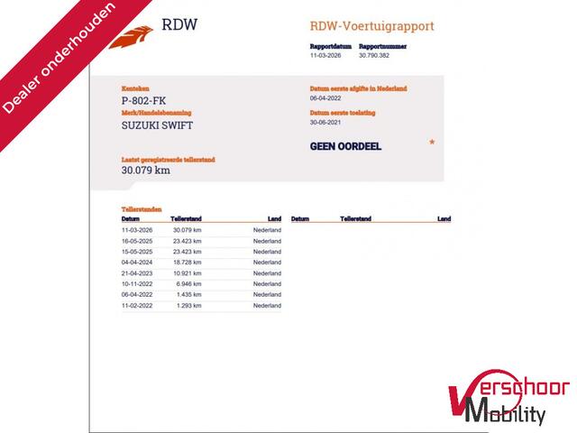 Suzuki SWIFT 1.2 Select | Stoel verwarming | Camera | Groot multimedia scherm