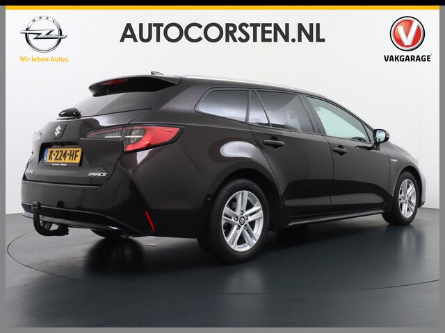 Suzuki Swace 1.8 Hybrid Trekh. Keyless Camera Adap.Cruise Parkeerhulp Stoel-/Stuurverw. Lane-dep. Bordherk. Blindspot Dab Navi Aut.Verlichting Regensensor PrivacyGlas Pdc Isofix Led Dakrails ArmsteunV+A Usb Ecc 16''LM Style