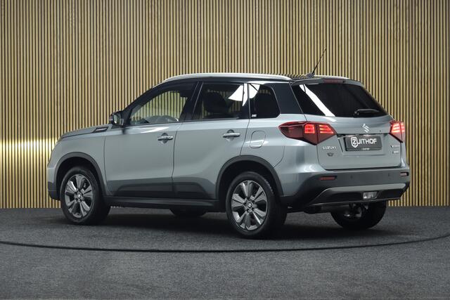 Suzuki VITARA 1.4 Boosterjet Style Smart Hybrid | Adaptive-cruise | Afneembare Trekhaak | Camera | Clima | Navigatie | Parkeersensoren | Stoelverwarming | Keyless | Dodehoekdetectie
