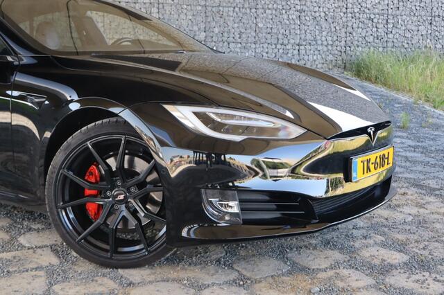 Tesla MODEL S 75D | Geen import | Black on Black | Schuifdak | Luchtvering | A