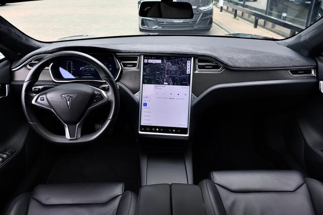 Tesla MODEL S 90D ¤26.300 ex btw Autopilot Pano Luchtvering Alcantara Sportstoelen Keyless