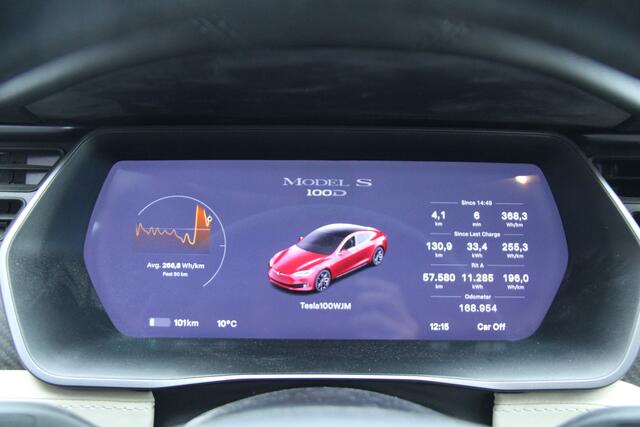 Tesla MODEL S 100D - Panoramadak - NAP 100D