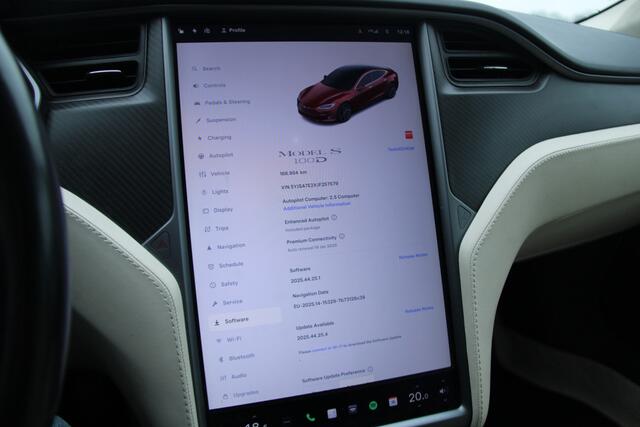 Tesla MODEL S 100D - Panoramadak - NAP 100D