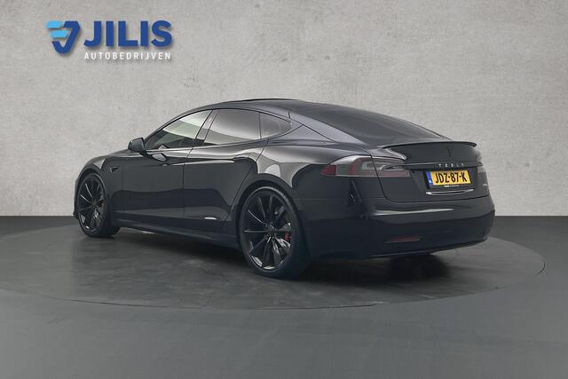 Tesla MODEL S P100D Performance 612 PK | Black optiek | BTW | Lederen bekleding | Panoramadak | Rondomzicht camera | Stoelverwarming