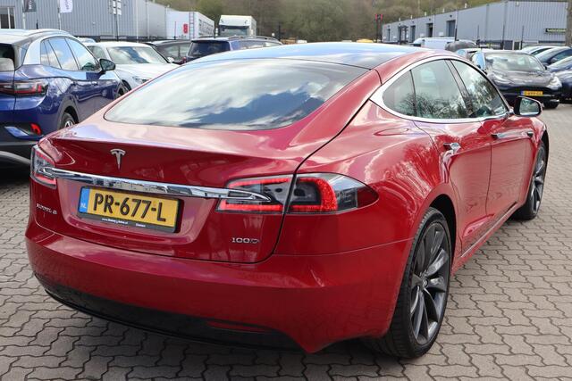 Tesla MODEL S 100D Autopilot computer 2.0, Panoramadak, Cruise control, CCS- adapter is ingeschakeld,