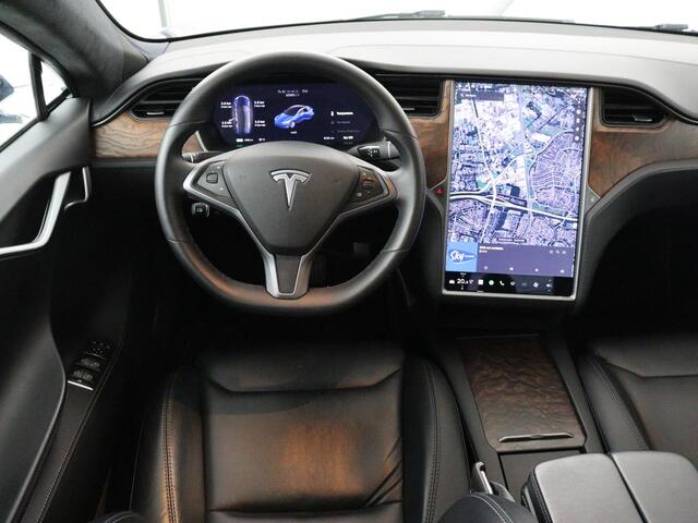 Tesla MODEL S 100D | SOH 90% | Panoramadak | Leder | Autopilot | Stoelverwarming | Camera | Keyless | Full LED | Navigatie | Climate control | 19'' lichtmetalen velgen
