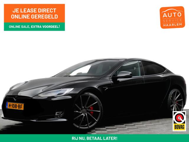 Tesla MODEL S 100D Performance Ludicrous 750pk/970nm Vossen LMV, Vol Leder Interieur, Alcantara Interieur Afwerking