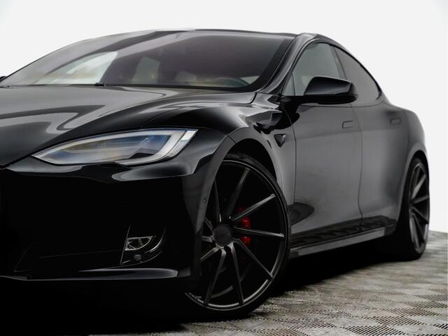Tesla MODEL S 100D Performance Ludicrous 750pk/970nm Vossen LMV, Vol Leder Interieur, Alcantara Interieur Afwerking