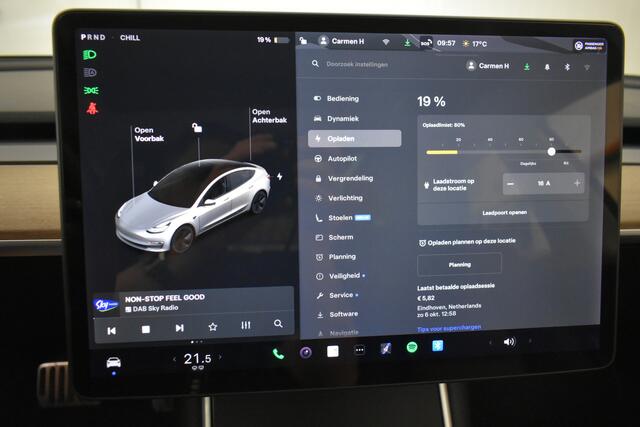 Tesla Model 3 Long Range AWD 75 kWh electr. aklep blackline Camera leder panodak
