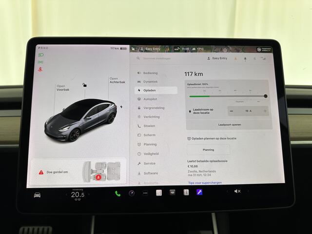 Tesla Model 3 Performance AWD 75 kWh [ 3-Fase ] (INCL-BTW) Aut. *PANO | AUTO-PILOT | NAPPA-LEATHER | KEYLESS | FULL-LED | MEMORY-PACK | SURROUND-VIEW | DAB | CARPLAY | DIGI-COCKPIT | LANE-ASSIST | COMFORT-SEATS | 21"ALU*