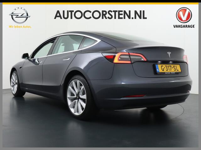 Tesla Model 3 RWD SR+ 60kWh 325PK 19" FSD-3 Computer AutoPilot Leder PanoDak Adaptive-Cruise Lmv 18" Camera's Elektr.-Stuur+Stoelen+Spiegels+Geheugen+Easy-Entry+Verwarmde stoelen Park assistent PDC WIFI Lane-Assist Speed-Assist Navi LED Comfortstoelen ACC DAB Voorverwa