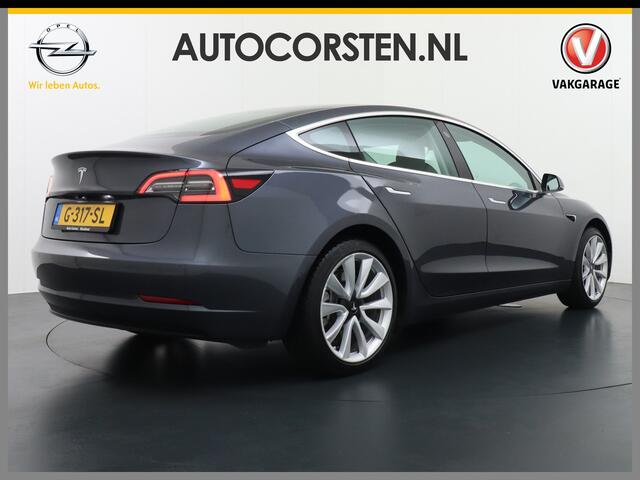Tesla Model 3 RWD SR+ 60kWh 325PK 19" FSD-3 Computer AutoPilot Leder PanoDak Adaptive-Cruise Lmv 18" Camera's Elektr.-Stuur+Stoelen+Spiegels+Geheugen+Easy-Entry+Verwarmde stoelen Park assistent PDC WIFI Lane-Assist Speed-Assist Navi LED Comfortstoelen ACC DAB Voorverwa