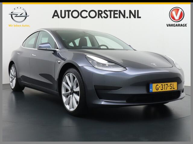Tesla Model 3 RWD SR+ 60kWh 325PK 19" FSD-3 Computer AutoPilot Leder PanoDak Adaptive-Cruise Lmv 18" Camera's Elektr.-Stuur+Stoelen+Spiegels+Geheugen+Easy-Entry+Verwarmde stoelen Park assistent PDC WIFI Lane-Assist Speed-Assist Navi LED Comfortstoelen ACC DAB Voorverwa
