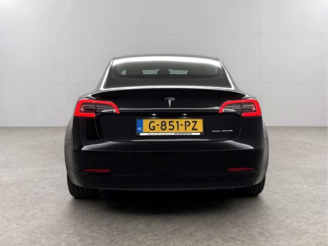 Tesla Model 3 Long Range AWD 75 kWh 360Camera 351PK Autopilot Pano Memory LED Cruise Clima 19"LMV Navi PDC Stoelverwarming