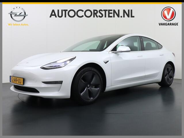 Tesla Model 3 Long Range AWD 75 kWh 463PK FSD-3-computer Premium Audio 4wd AutoPilot Panoramadak Camera's Leer Adaptive-Cruise-Control+Stop&Go Pdc-a+v Dual-Ecc Dual-Motor Keyless Lmv 18" Stoel en achterbank verwarming Electr.Stoelen+Memory+Easy-Entry WiFi 1e Eigenaar O