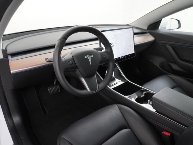 Tesla Model 3 Long Range AWD 75 kWh 463PK FSD-3-computer Premium Audio 4wd AutoPilot Panoramadak Camera's Leer Adaptive-Cruise-Control+Stop&Go Pdc-a+v Dual-Ecc Dual-Motor Keyless Lmv 18" Stoel en achterbank verwarming Electr.Stoelen+Memory+Easy-Entry WiFi 1e Eigenaar O