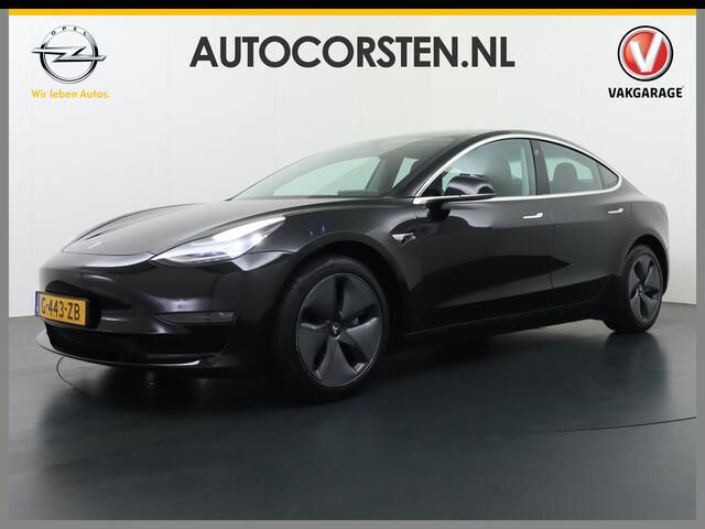 Tesla Model 3 Long Range AWD 75kWh 463PK Trekhaak FSD-3 Computer Premium Audio 4wd AutoPilot Panoramadak Camera's Leer Adaptive-Cruise-Control+Stop&Go Pdc-a+v Dual-Ecc Dual-Motor Keyless Lmv 18" Stoel en achterbank verwarming Electr.Stoelen+Memory+Easy-Entry WiFi 1.000