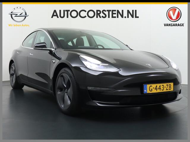 Tesla Model 3 Long Range AWD 75kWh 463PK Trekhaak FSD-3 Computer Premium Audio 4wd AutoPilot Panoramadak Camera's Leer Adaptive-Cruise-Control+Stop&Go Pdc-a+v Dual-Ecc Dual-Motor Keyless Lmv 18" Stoel en achterbank verwarming Electr.Stoelen+Memory+Easy-Entry WiFi 1.000