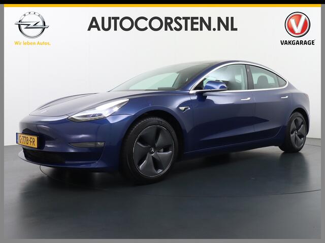 Tesla Model 3 Long Range AWD 75kWh 463PK FSD-3 Computer Premium Audio 4wd AutoPilot Panoramadak Camera's Leer Adaptive-Cruise-Control+Stop&Go Pdc-a+v Dual-Ecc Dual-Motor Keyless Lmv 18" Stoel en achterbank verwarming Electr.Stoelen+Memory+Easy-Entry WiFi 1e Eigenaar Or