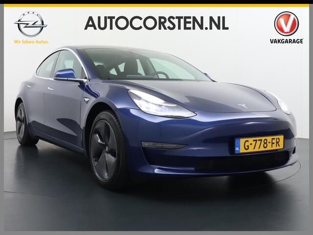 Tesla Model 3 Long Range AWD 75kWh 463PK FSD-3 Computer Premium Audio 4wd AutoPilot Panoramadak Camera's Leer Adaptive-Cruise-Control+Stop&Go Pdc-a+v Dual-Ecc Dual-Motor Keyless Lmv 18" Stoel en achterbank verwarming Electr.Stoelen+Memory+Easy-Entry WiFi 1e Eigenaar Or