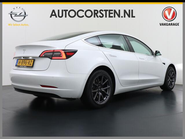 Tesla Model 3 RWD SR+ 60kWh 325PK FSD 3-Computer 18" AutoPilot Leder PanoDak Adaptive-Cruise Lmv Camera's Elektr.-Stuur+Stoelen+Spiegels+Geheugen+Easy-Entry+Verwarmde stoelen Park assistent PDC WIFI Lane-Assist Speed-Assist Navi LED Comfortstoelen ACC DAB Voorverwarmen