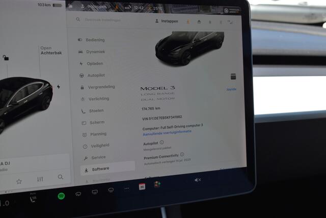 Tesla Model 3 Long Range AWD 75 kWh Wit Interieur