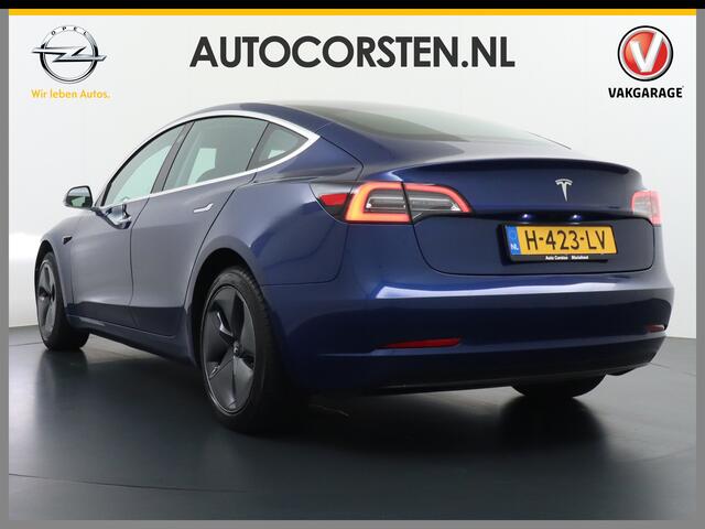 Tesla Model 3 RWD SR+ 60kWh 325PK Trekhaak FSD 3-Computer 18" AutoPilot Leder PanoDak Adaptive-Cruise Lmv Camera's Elektr.-Stuur+Stoelen+Spiegels+Geheugen+Easy-Entry+Verwarmde stoelen Park assistent PDC WIFI Lane-Assist Speed-Assist Navi LED Comfortstoelen ACC DAB Voor