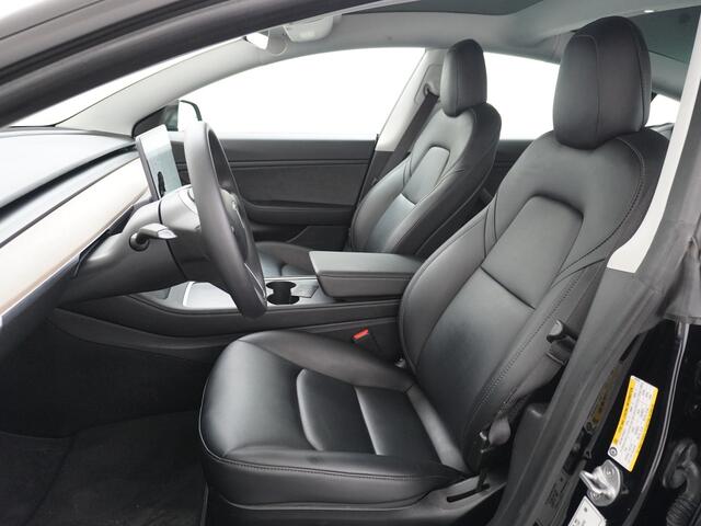 Tesla Model 3 Long Range 498 PK 82kwh 4,4sec 0-100 19" WarmtePomp Stuurverwarmd Elektr.A-klep FSD-Full Self Driving Computer-3 Premium Audio 4wd AutoPilot Panoramadak Camera's Leer Adaptive-Cruise-Control+Stop&Go Pdc-a+v Dual-Ecc Dual-Motor AWD Keyless(via GSM) Stoel e
