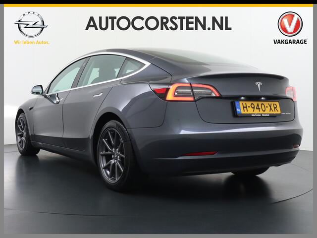 Tesla Model 3 Long Range AWD 75kWh 463PK Lmv FSD-3 Computer Premium Audio AutoPilot Panoramadak Camera's Leer Adaptive-Cruise-Control+Stop&Go Pdc Dual-Ecc Dual-Motor Keyless 4WD Stoel en achterbank verwarming Elektr.Stoelen+Memory+Easy-Entry WiFi 1e Eigenaar Origineel 
