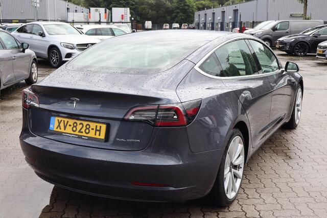 Tesla Model 3 Long Range AWD 75 kWh 88% SOH, Autopilot, Camera, Lederen interieur