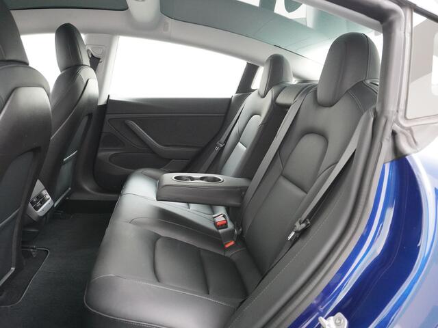 Tesla Model 3 Performance 513pk 3,4 sec 0-100 ! 20"lm FSD-computer 3 AutoPilot Carbon-Spoiler Premium-HiFi Pano.dak Camera Leer Adaptive-Cruise+Stop&Go PDC-A+Voor Wifi Ecc Pdc Cruise Dual Motor! Long Range 75 kWh Stoel en achterbank verwarming Keyless/G Navigatiesystee