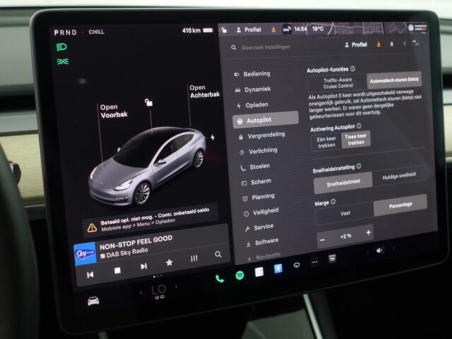 Tesla Model 3 Long Range AWD 75 kWh- NAP 97dkm, Panoramadak, Camera, Autopilot, Xenon Led