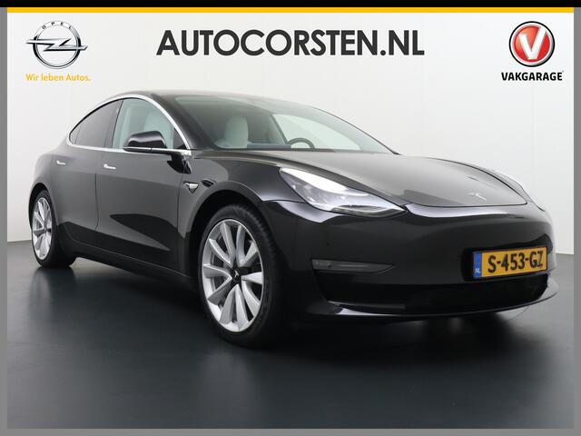 Tesla Model 3 Long Range AWD 75kWh 463PK Trekhaak 19" Ivory FSD-3 Computer Premium Audio AutoPilot Panoramadak Camera's Leer Adaptive-Cruise-Control+Stop&Go Pdc Dual-Ecc Dual-Motor Keyless 4WD Stoel en achterbank verwarming Elektr.Stoelen+Memory+Easy-Entry WiFi Garanti