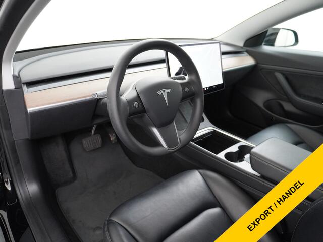 Tesla Model 3 RWD SR+ Nwe Model 60kWh LFP 283 PK Trekhaak Warmtepomp Elektr.A-klep FSD-3 Sentry Mode Bankverwarmd FSD 18" Premium Luidspr. AutoPilot Leder PanoDak Adaptive-Cruise Lmv Camera's Elektr.-Stuur+Stoelen+Spiegels+Geheugen+Easy-Entry+Verwarmde stoelen Park ass