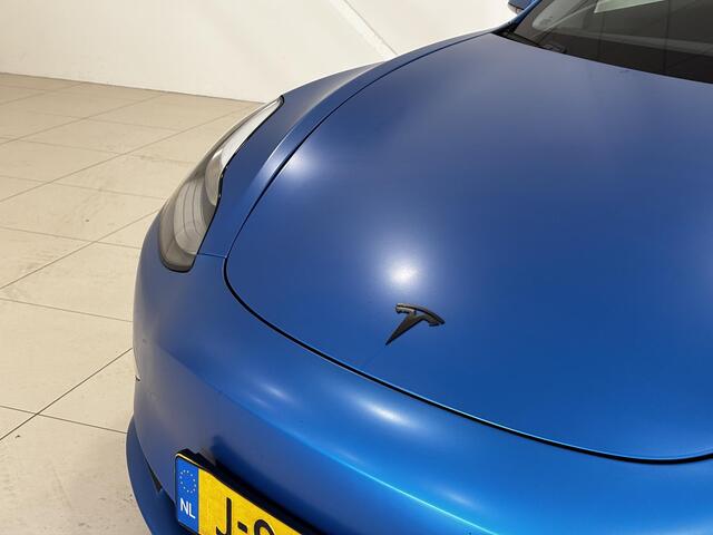 Tesla Model 3 Performance AWD 75 kWh | FSD Full Self driving | 89% SOH | Performance | Blauw Wrap |