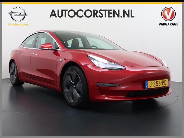 Tesla Model 3 Long Range AWD 75kWh 463PK Lmv FSD-3 Computer 18"Lm Premium Audio AutoPilot Panoramadak Camera's Leer Adaptive-Cruise-Control+Stop&Go Pdc Dual-Ecc Dual-Motor Keyless 4WD Stoel en achterbank verwarming Elektr.Stoelen+Memory+Easy-Entry WiFi Origineel Nederl