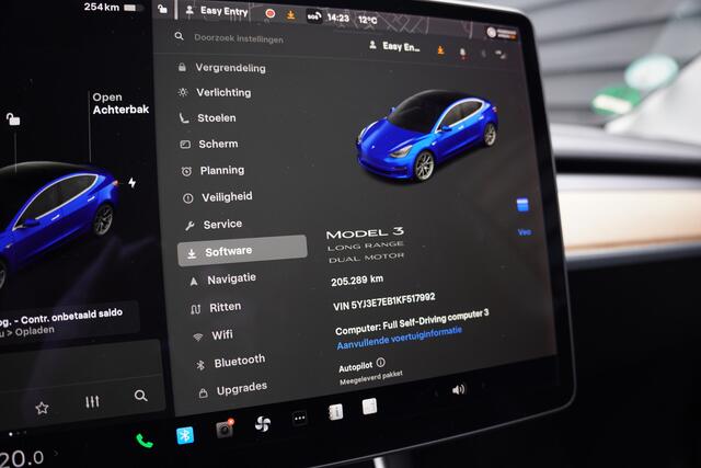 Tesla Model 3 Long Range AWD 75 kWh - PANODAK - AUTOPILOT - SOH 86,6% - LEDER - 360 CAMERA -