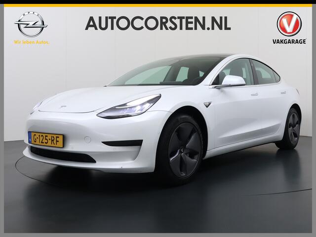 Tesla Model 3 RWD SR+ 325PK Lmv 18" AutoPilot FSD Leder Panoramadak Adaptive-Cruise Camera's Elektr.-Stuur+Stoelen+Spiegels+Geheugen+Easy-Entry+Verwarmde stoelen Park assistent Pdc WIFI Lane-Assist Speed-Assist Navi LED Comfortstoelen ACC DAB Voorverwarmen interieur vi