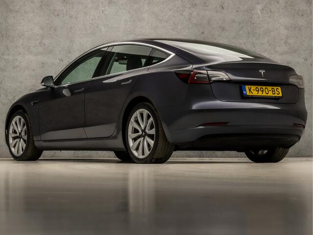 Tesla Model 3 Standard RWD Plus 60 kWh 238Pk Automaat (PANORAMADAK, AUTOPILOT, NAVIGATIE, SFEERVERLICHTING, LEDER, MEMORY SEATS, STOELVERWARMING, CAMERA, KEYLESS, NIEUWSTAAT)