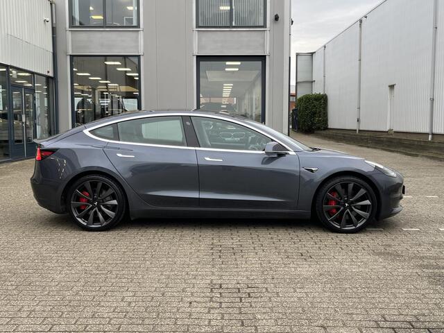 Tesla Model 3 Performance AWD 75 kWh | NL Auto/2e Eig./Leder/Navi/20"/Pano.Dak/Camera/Basic Autopilot